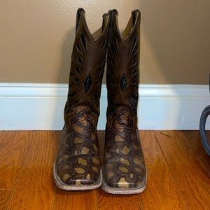 Snakeskin Ferrini cowgirl boots